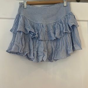 Rock n Rags blue ruffle skirt